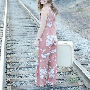 Spaghetti strap jumpsuit